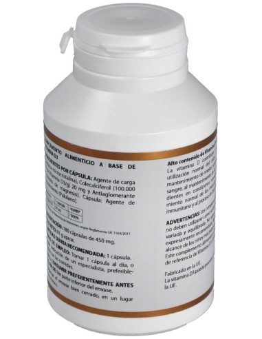 Holovit Vit. D3 2000Ui (Colecalciferol) 180Cap. de Equisalud