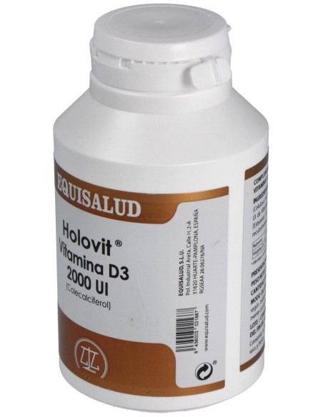 Holovit Vit. D3 2000Ui (Colecalciferol) 180Cap. de Equisalud