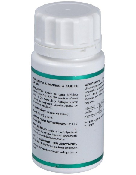 Holofit Ayurveda Azafran 50Cap. de Equisalud