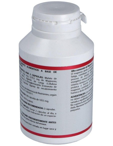 Holomega Malato De Magnesio 180Cap. de Equisalud