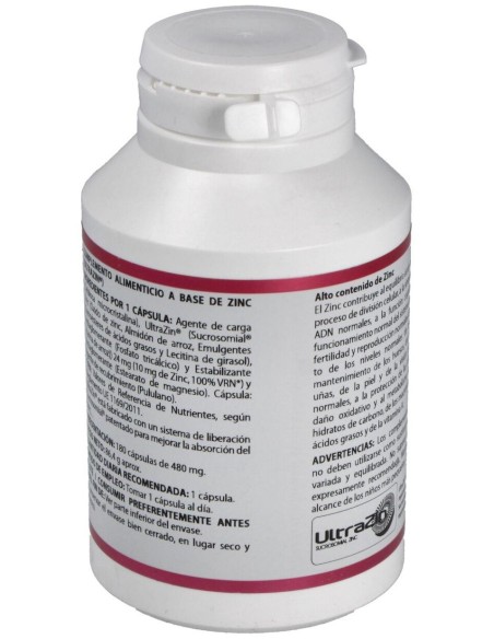 Holomega Zinc Liposomado 180Cap. de Equisalud