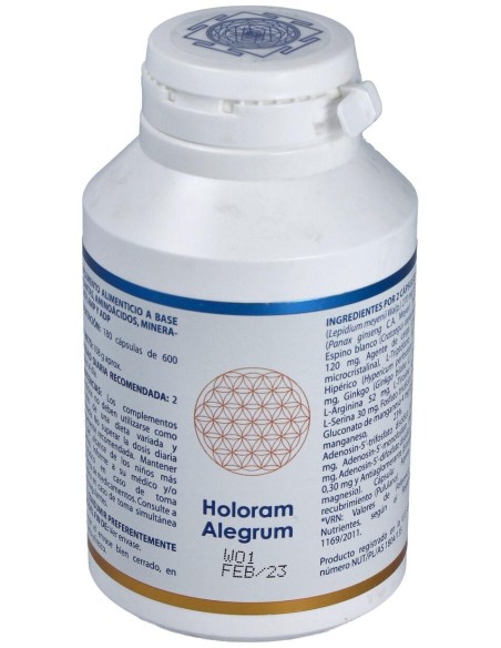 Holoram Alegrum 180Cap. de Equisalud
