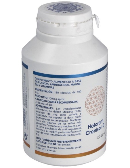 Holoram Cronisol-D (Cronidol) 180Cap. de Equisalud