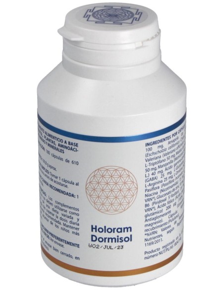 Holoram Dormisol 180Cap. de Equisalud