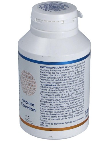 Holoram Cerevitan 180Cap. de Equisalud