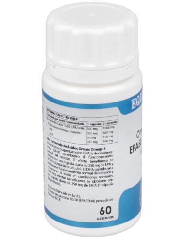 Omega 3 Dha Alto Contenido Epa50-Dha250 60Perlas de Equisalud