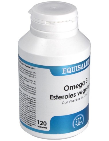 Omega 3 Esteroles Vegetales Vit K2, D3, E 120Cap de Equisalud