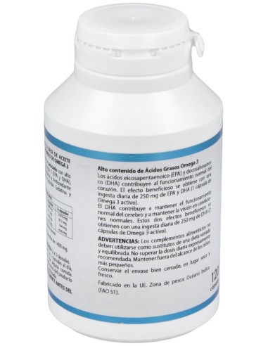 Omega 3 Activo 1000Mg. 120Cap. de Equisalud