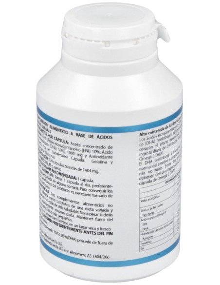 Omega 3 Dha Alto Contenido Epa100-Dha500 120Cap. de Equisalud