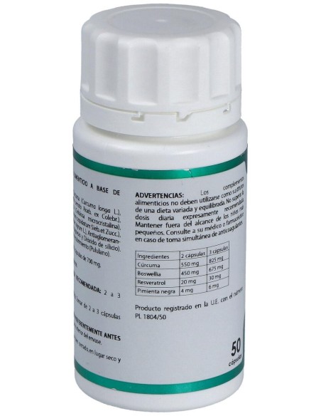 Holofit Curcuma Plus 50Cap. de Equisalud