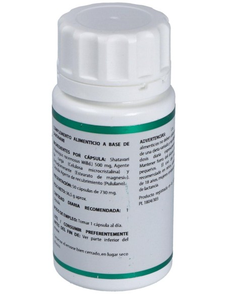 Holofit Ayurveda Shatavari 50Cap. de Equisalud