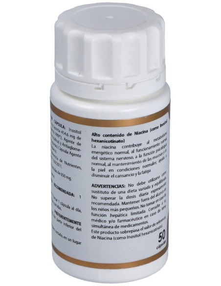 Holovit Niacina No Ruborizante 500 Mg 50 Cap de Equisalud