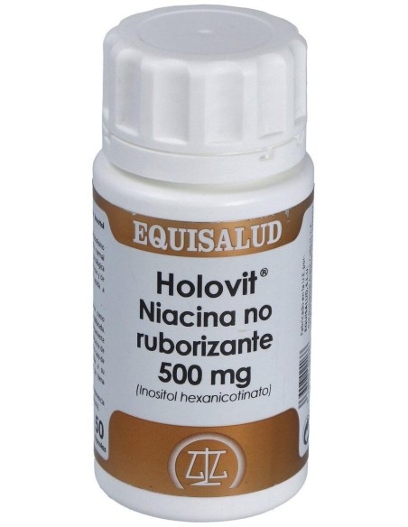 Holovit Niacina No Ruborizante 500 Mg 50 Cap de Equisalud