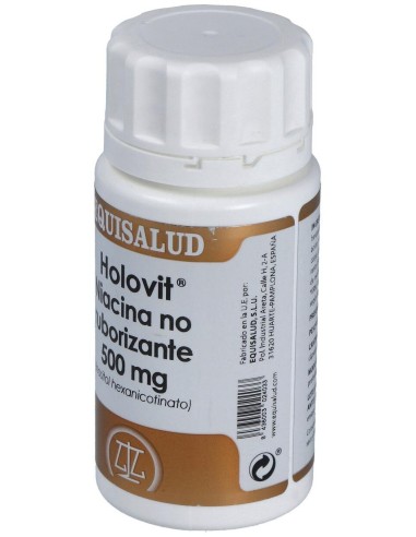 Holovit Niacina No Ruborizante 500 Mg 50 Cap de Equisalud