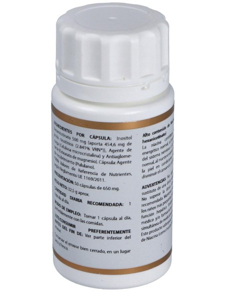 Holovit Niacina No Ruborizante 500 Mg 50 Cap de Equisalud