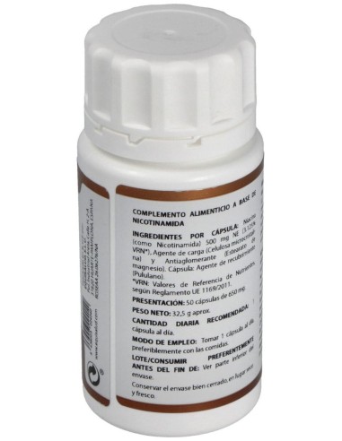 Holovit Nicotinamida 500Mg. 50Cap. de Equisalud