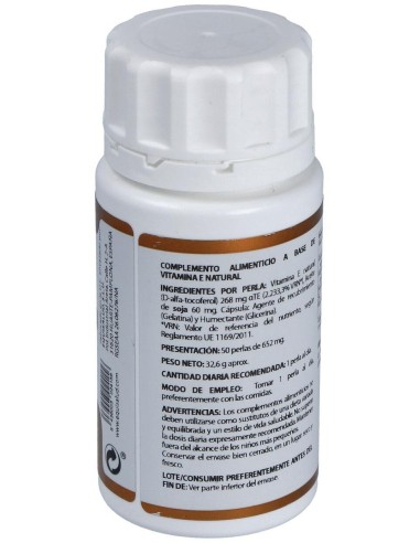 Holovit Vitamina E 400Ui 50Perlas de Equisalud