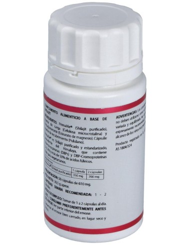 Holomega Shilajit 50 Cap de Equisalud