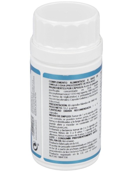 Cognivision Omega 3 Dha 1000Mg. 30Perlas de Equisalud