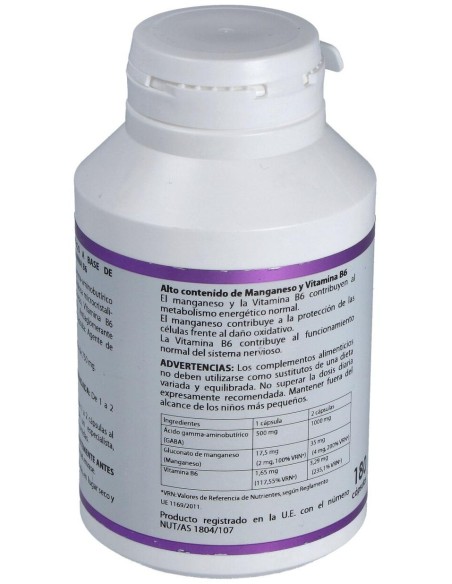Holomega Gaba Plus 180Cap. de Equisalud