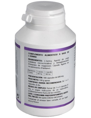 Holomega L-Serina 180Cap. de Equisalud