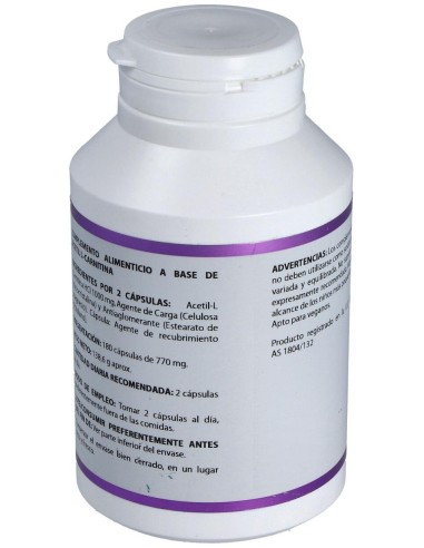 Holomega Acetil L-Carnitina 180Cap. de Equisalud