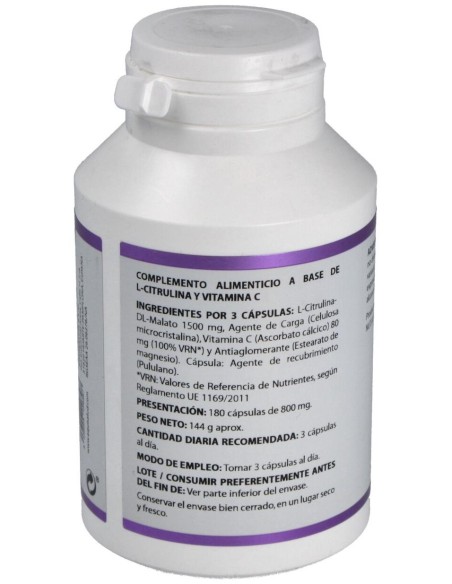 Holomega L-Citrulina 180Cap. de Equisalud