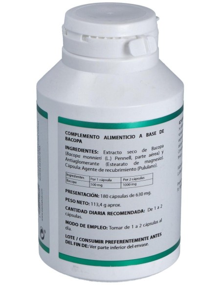 Holofit Ayurveda Bacopa 180Cap. de Equisalud