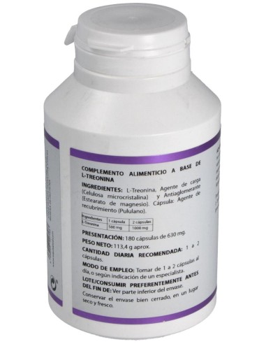 Holomega L-Treonina 180Cap. de Equisalud