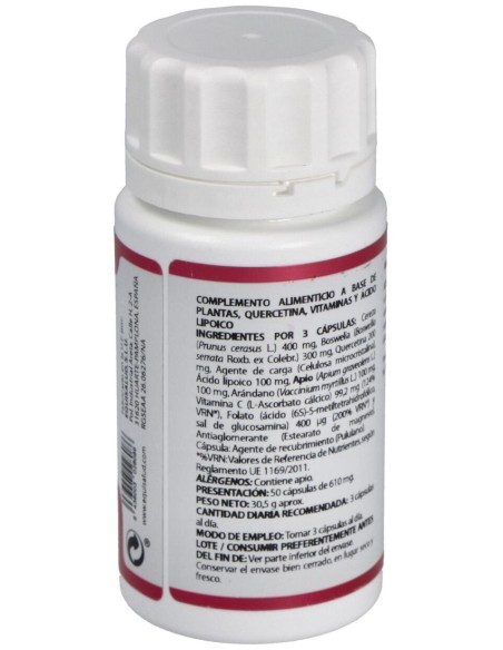 Holomega Acuric (Acido Urico) 50Cap. de Equisalud