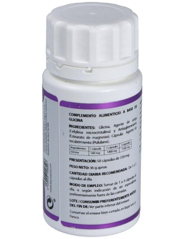 Holomega Glicina 50Cap. de Equisalud