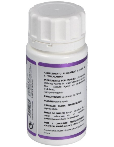 Holomega L-Fenilalanina 50Cap. de Equisalud