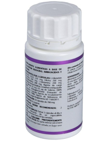 Holomega L-Glutation Plus 50Cap. de Equisalud