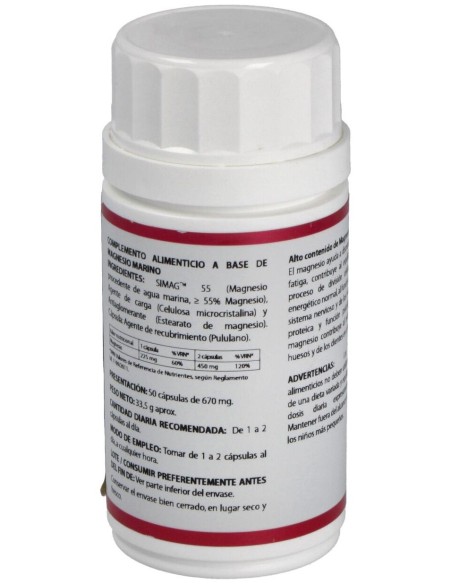 Holomega Magnesio Marino 50Cap. de Equisalud