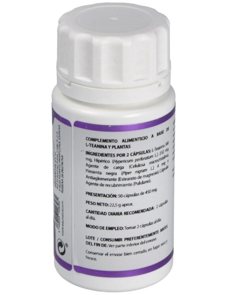 Holomega L-Teanina Con Hypericum 50Cap. de Equisalud