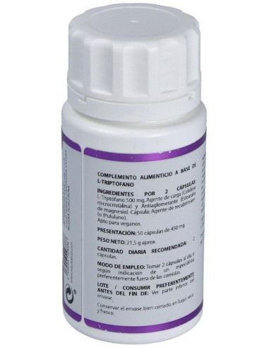 Holomega L-Triptofano 50Cap. de Equisalud