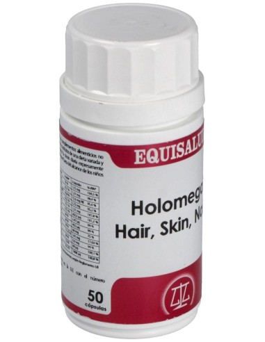 Holomega Hair Skin And Nails 50Cap. de Equisalud