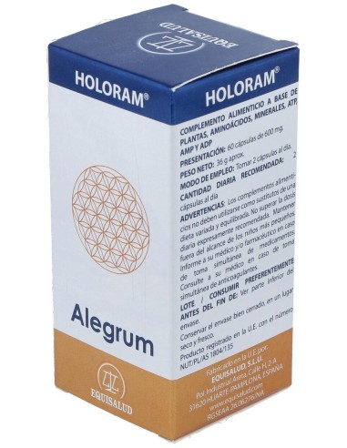 Holoram Alegrum 60Cap. de Equisalud