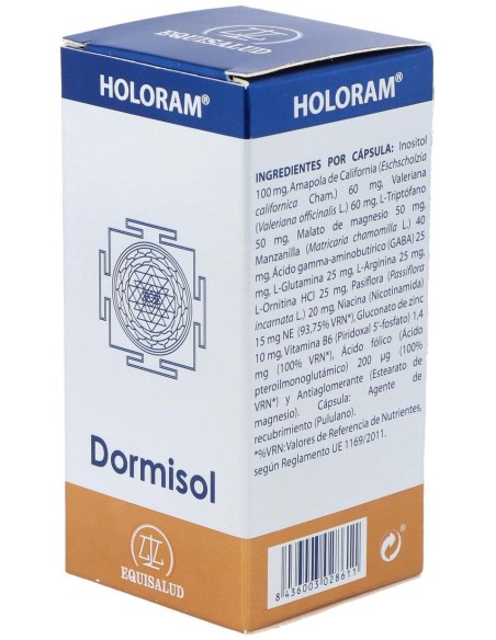 Holoram Dormisol 60Cap. de Equisalud