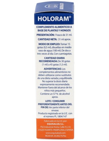 Holoram Equilife 31Ml. de Equisalud
