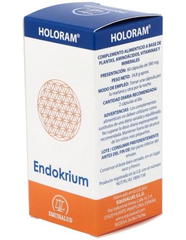 Holoram Endokrium 60Cap. de Equisalud