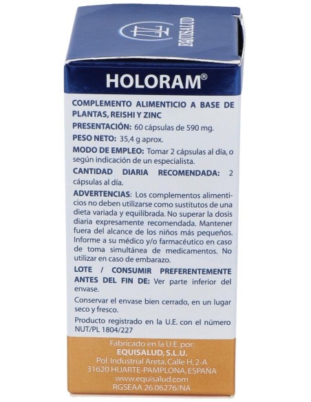 Holoram Soluvin 60Cap. de Equisalud
