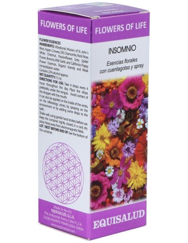 Flower Of Life Insomnio 15Ml. de Equisalud