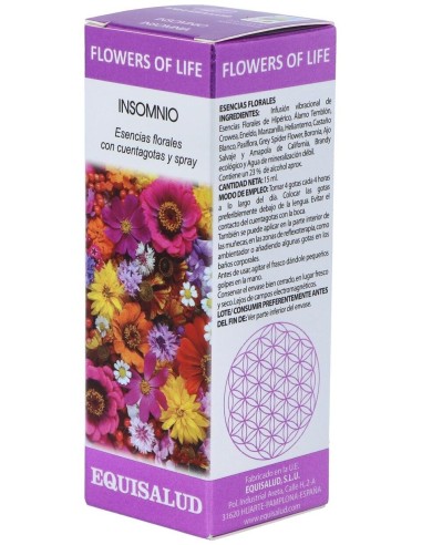 Flower Of Life Insomnio 15Ml. de Equisalud