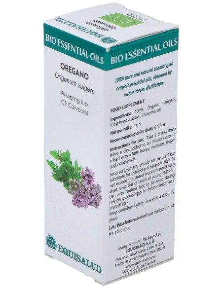 Bio Essential Oils Oregano Ac. Esencial 10Ml. de Equisalud