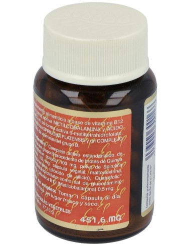 Metil B12 Acido Folico 60Cap. Estado Puro de Tongil