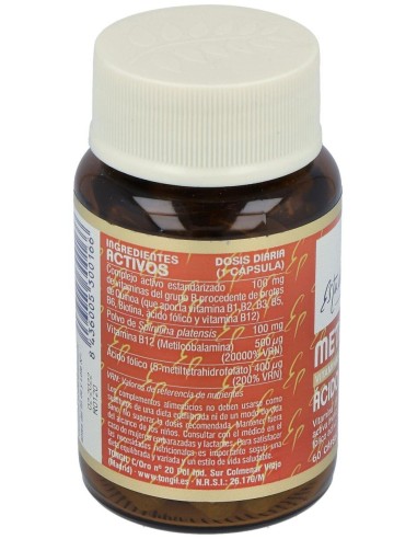 Metil B12 Acido Folico 60Cap. Estado Puro de Tongil