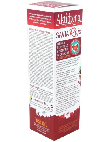 Aktidrenal Savia Roja 250Ml. Lineabel de Tongil