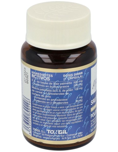 Saw Palmeto Polen De Cereal 30Cap. Estado Puro de Tongil