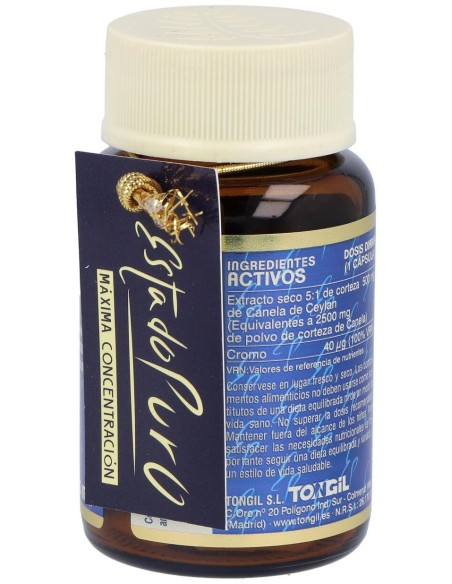 Canela 2500Mg. 30Cap. Estado Puro de Tongil